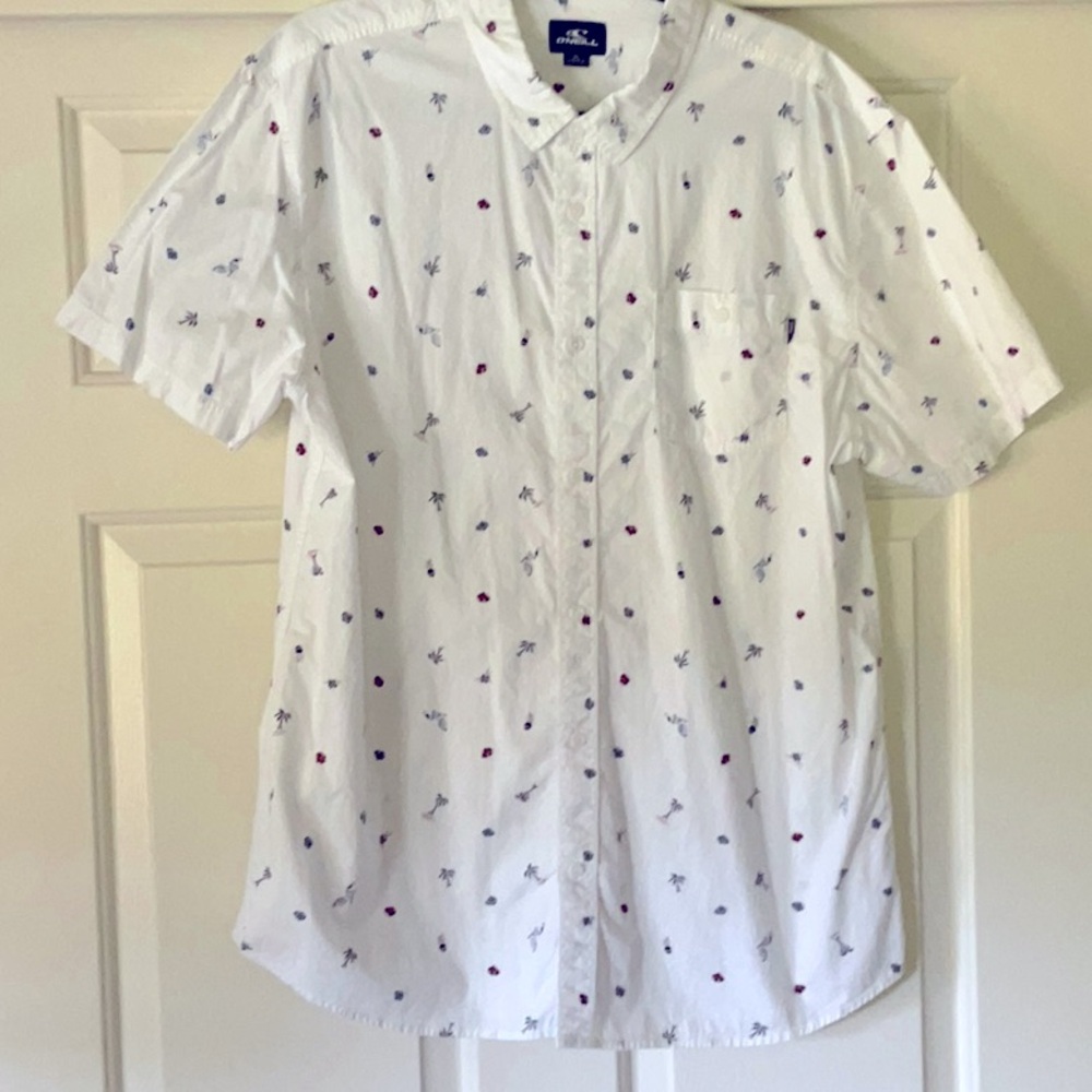 O’NEILL XL SS BUTTON UP SHIRT W POCKET